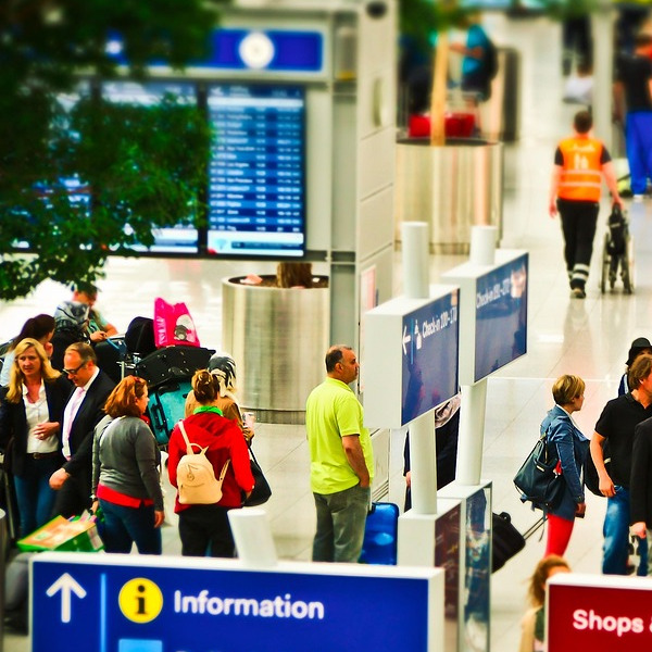 airport check-in desks